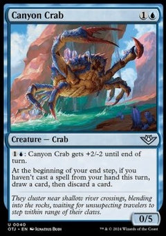 Canyon Crab⁣ - Outlaws of Thunder Junction⁣ (Uncommon)⁣ [40]