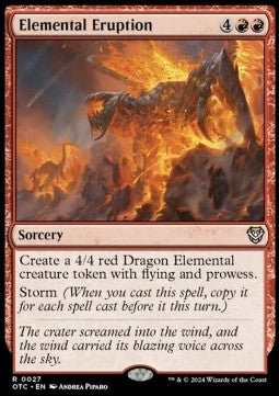 Elemental Eruption⁣ - Commander: Outlaws of Thunder Junction⁣ (Rare)⁣ [27]