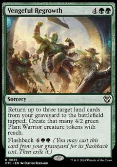 Vengeful Regrowth⁣ - Commander: Outlaws of Thunder Junction⁣ (Rare)⁣ [35]