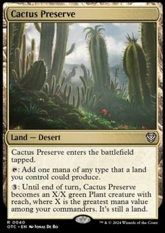 Cactus Preserve⁣ - Commander: Outlaws of Thunder Junction⁣ (Rare)⁣ [40]