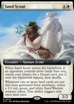 Sand Scout⁣ - Commander: Outlaws of Thunder Junction: Extras⁣ (Rare)⁣ [47]