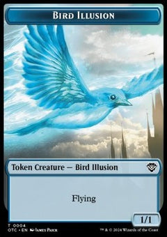Bird Illusion Token (U 1/1) // Elemental Token (R 1/1)⁣ - Outlaws of Thunder Junction: Tokens⁣ (Token)⁣ [CT 4/14]