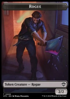 Rogue Token (B 2/2) // The Monarch⁣ - Outlaws of Thunder Junction: Tokens⁣ (Token)⁣ [CT 9/29]
