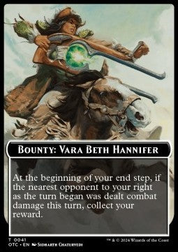 Bounty: Vara Beth Hannifer⁣ - Outlaws of Thunder Junction: Tokens⁣ (Token)⁣ [T 41]