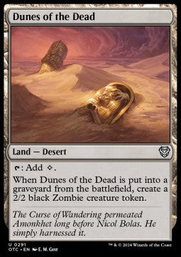 Dunes of the Dead⁣ - Commander: Outlaws of Thunder Junction⁣ (Uncommon)⁣ [291]