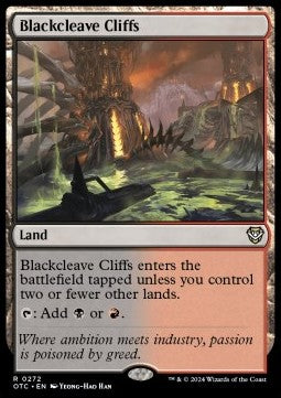 Blackcleave Cliffs⁣ - Commander: Outlaws of Thunder Junction⁣ (Rare)⁣ [272]