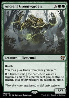 Ancient Greenwarden⁣ - Commander: Outlaws of Thunder Junction⁣ (Mythic)⁣ [186]