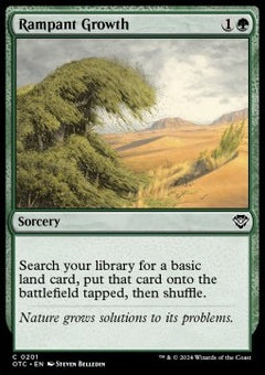 Rampant Growth⁣ - Commander: Outlaws of Thunder Junction⁣ (Common)⁣ [201]