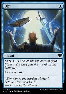 Opt⁣ - Commander: Outlaws of Thunder Junction⁣ (Common)⁣ [104]