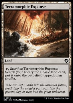 Terramorphic Expanse⁣ - Commander: Outlaws of Thunder Junction⁣ (Common)⁣ [336]
