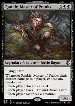 Rankle, Master of Pranks⁣ - Commander: Outlaws of Thunder Junction⁣ (Rare)⁣ [148]