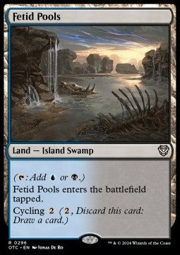 Fetid Pools⁣ - Commander: Outlaws of Thunder Junction⁣ (Rare)⁣ [296]