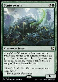 Scute Swarm⁣ - Commander: Outlaws of Thunder Junction⁣ (Rare)⁣ [205]