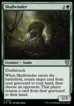 Skullwinder⁣ - Commander: Outlaws of Thunder Junction⁣ (Uncommon)⁣ [207]
