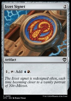 Izzet Signet⁣ - Commander: Outlaws of Thunder Junction⁣ (Common)⁣ [259]