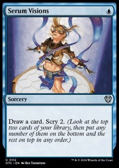 Serum Visions⁣ - Commander: Outlaws of Thunder Junction⁣ (Uncommon)⁣ [112]