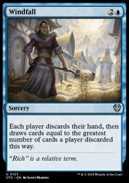 Windfall⁣ - Commander: Outlaws of Thunder Junction⁣ (Uncommon)⁣ [123]