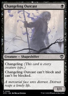 Changeling Outcast⁣ - Commander: Outlaws of Thunder Junction⁣ (Common)⁣ [128]