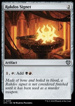 Rakdos Signet⁣ - Commander: Outlaws of Thunder Junction⁣ (Uncommon)⁣ [265]