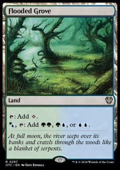 Flooded Grove⁣ - Commander: Outlaws of Thunder Junction⁣ (Rare)⁣ [297]