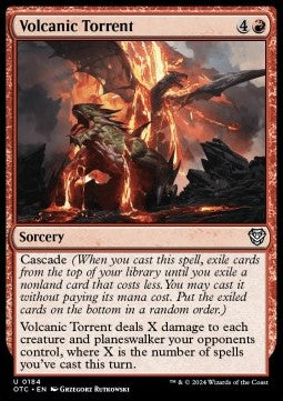 Volcanic Torrent⁣ - Commander: Outlaws of Thunder Junction⁣ (Uncommon)⁣ [184]