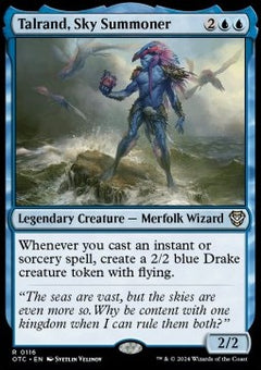 Talrand, Sky Summoner⁣ - Commander: Outlaws of Thunder Junction⁣ (Rare)⁣ [116]