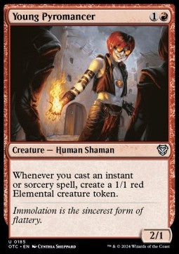 Young Pyromancer⁣ - Commander: Outlaws of Thunder Junction⁣ (Uncommon)⁣ [185]