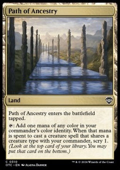 Path of Ancestry⁣ - Commander: Outlaws of Thunder Junction⁣ (Common)⁣ [310]