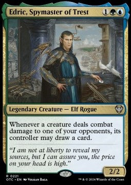Edric, Spymaster of Trest⁣ - Commander: Outlaws of Thunder Junction⁣ (Rare)⁣ [221]