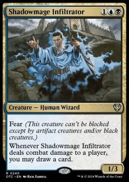Shadowmage Infiltrator⁣ - Commander: Outlaws of Thunder Junction⁣ (Rare)⁣ [240]