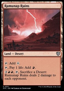 Ramunap Ruins⁣ - Commander: Outlaws of Thunder Junction⁣ (Uncommon)⁣ [311]