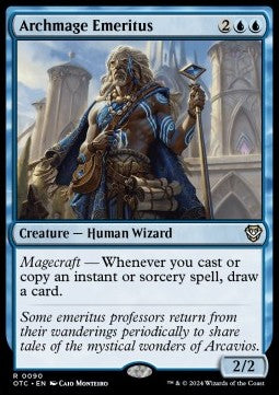 Archmage Emeritus⁣ - Commander: Outlaws of Thunder Junction⁣ (Rare)⁣ [90]