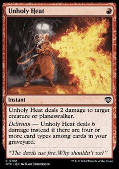 Unholy Heat⁣ - Commander: Outlaws of Thunder Junction⁣ (Common)⁣ [182]