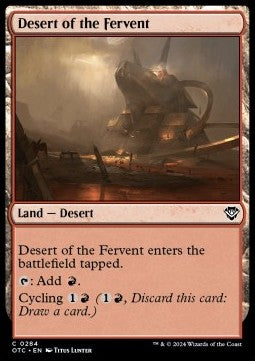 Desert of the Fervent⁣ - Commander: Outlaws of Thunder Junction⁣ (Common)⁣ [284]