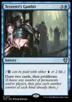 Tezzeret's Gambit⁣ - Commander: Outlaws of Thunder Junction⁣ (Rare)⁣ [117]