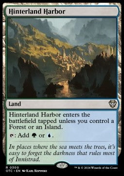 Hinterland Harbor⁣ - Commander: Outlaws of Thunder Junction⁣ (Rare)⁣ [300]