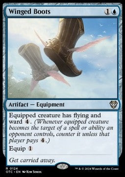 Winged Boots⁣ - Commander: Outlaws of Thunder Junction⁣ (Rare)⁣ [124]