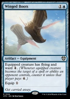 Winged Boots⁣ - Commander: Outlaws of Thunder Junction⁣ (Rare)⁣ [124]