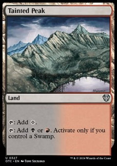 Tainted Peak⁣ - Commander: Outlaws of Thunder Junction⁣ (Uncommon)⁣ [327]