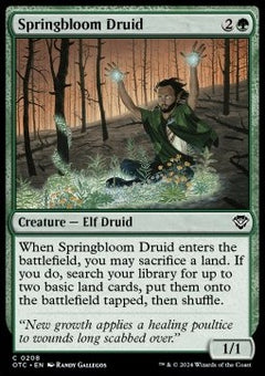 Springbloom Druid⁣ - Commander: Outlaws of Thunder Junction⁣ (Common)⁣ [208]