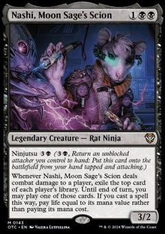 Nashi, Moon Sage's Scion⁣ - Commander: Outlaws of Thunder Junction⁣ (Mythic)⁣ [143]