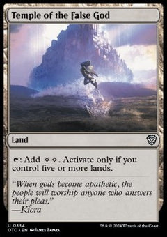 Temple of the False God⁣ - Commander: Outlaws of Thunder Junction⁣ (Uncommon)⁣ [334]