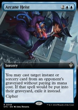 Arcane Heist⁣ - Commander: Outlaws of Thunder Junction: Extras⁣ (Rare)⁣ [49]