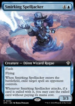 Smirking Spelljacker⁣ - Commander: Outlaws of Thunder Junction: Extras⁣ (Rare)⁣ [52]