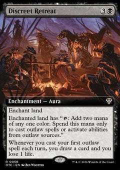 Discreet Retreat⁣ - Commander: Outlaws of Thunder Junction: Extras⁣ (Rare)⁣ [56]