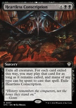Heartless Conscription⁣ - Commander: Outlaws of Thunder Junction: Extras⁣ (Rare)⁣ [57]