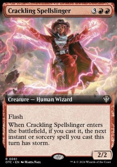 Crackling Spellslinger⁣ - Commander: Outlaws of Thunder Junction: Extras⁣ (Rare)⁣ [61]