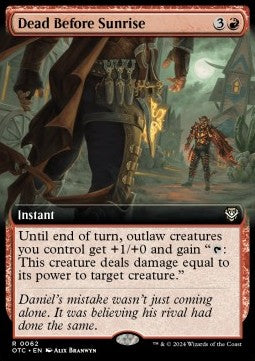 Dead Before Sunrise⁣ - Commander: Outlaws of Thunder Junction: Extras⁣ (Rare)⁣ [62]