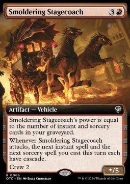 Smoldering Stagecoach⁣ - Commander: Outlaws of Thunder Junction: Extras⁣ (Rare)⁣ [66]