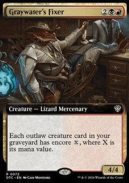 Graywater's Fixer⁣ - Commander: Outlaws of Thunder Junction: Extras⁣ (Rare)⁣ [72]